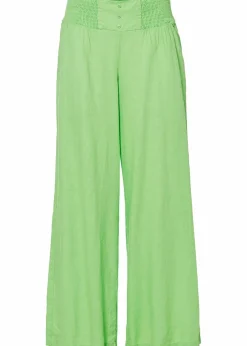 Marlenehose aus luftigem Leinen-Mix