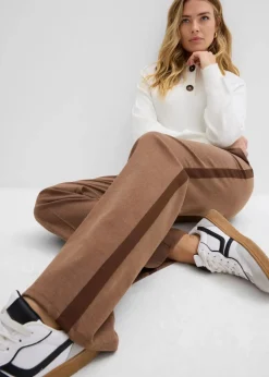 Marlenehose in Wolloptik