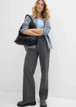 Marlenehose in Wolloptik