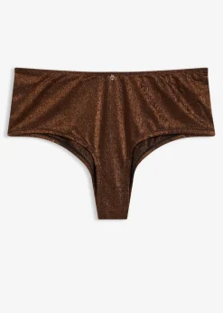 Maxi Brazilslip aus glitzerndem Material