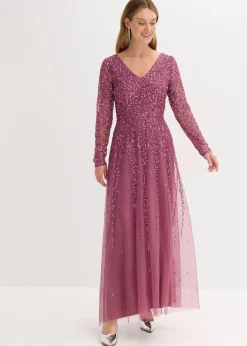 Maxi- oder Abendkleid mit Pailletten