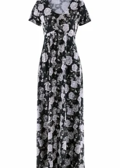 Maxi- Shirt- Kleid, kurzarm