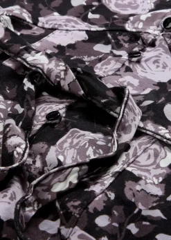 Maxi- Shirt- Kleid, kurzarm