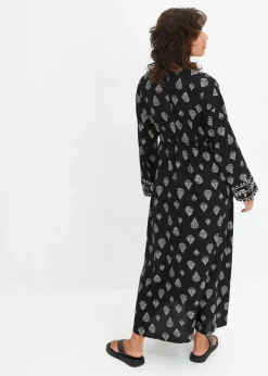 Maxi Webkleid aus Viskose