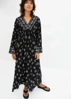 Maxi Webkleid aus Viskose