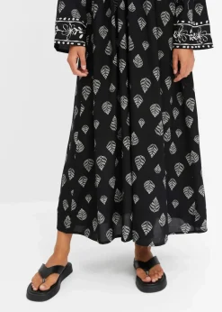 Maxi Webkleid aus Viskose