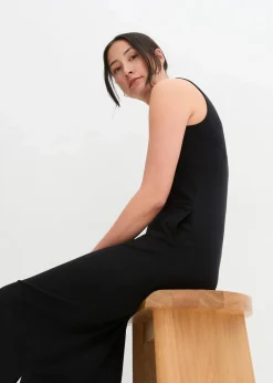 Maxikleid aus Baumwoll- Viskose Mischung