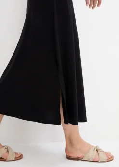 Maxikleid aus Baumwoll- Viskose Mischung