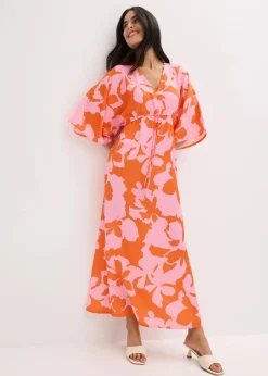 Maxikleid aus fließendem Satin