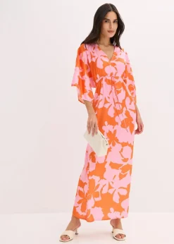 Maxikleid aus fließendem Satin