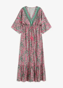 Maxikleid aus fließender Viskose