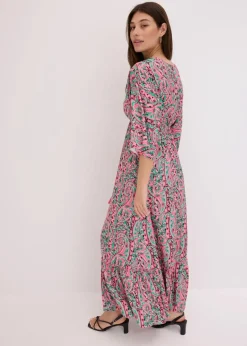 Maxikleid aus fließender Viskose