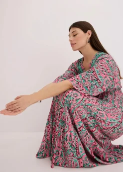 Maxikleid aus fließender Viskose