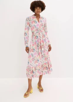 Maxikleid aus fließender Viskose