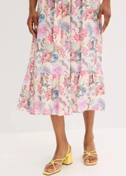 Maxikleid aus fließender Viskose