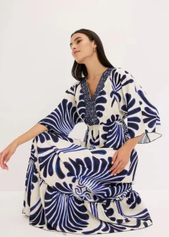 Maxikleid aus fließender Viskose