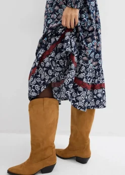 Maxikleid aus fließender Viskose