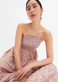 Maxikleid aus fließender Viskose