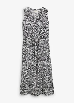 Maxikleid aus fließender Viskose