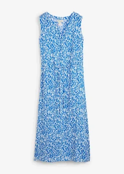 Maxikleid aus fließender Viskose