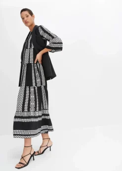 Maxikleid aus fließender Viskose