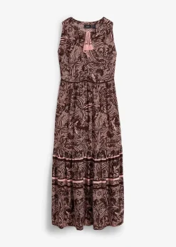 Maxikleid aus fließender Viskose