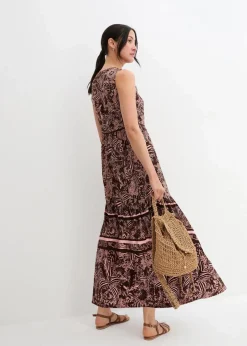 Maxikleid aus fließender Viskose