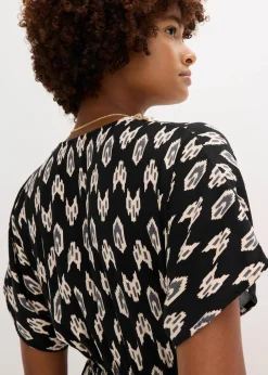 Maxikleid aus fließender Viskose