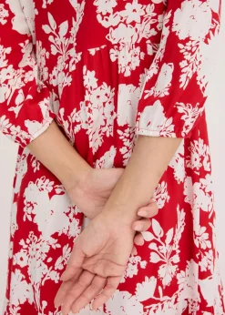 Maxikleid aus fließender Viskose