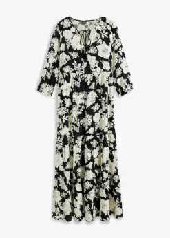 Maxikleid aus fließender Viskose