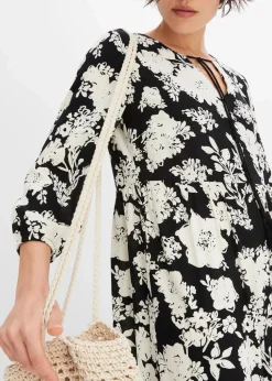 Maxikleid aus fließender Viskose