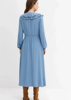 Maxikleid aus fließender Viskose