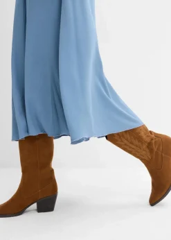 Maxikleid aus fließender Viskose