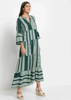 Maxikleid aus fließender Viskose