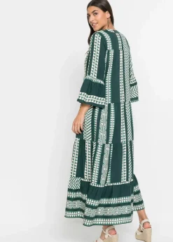 Maxikleid aus fließender Viskose