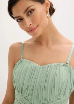 Maxikleid aus Mesh mit Tragevarianten