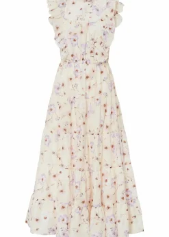 Maxikleid aus reiner Baumwolle