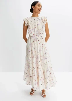 Maxikleid aus reiner Baumwolle