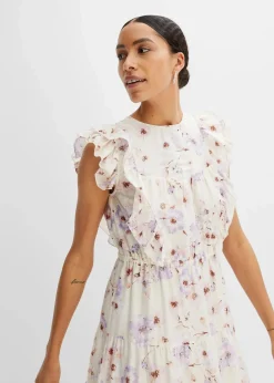 Maxikleid aus reiner Baumwolle