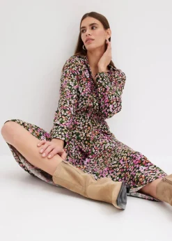 Maxikleid aus reiner Viskose