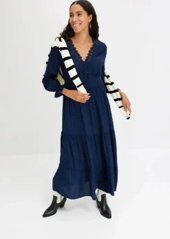 Maxikleid aus reiner Viskose