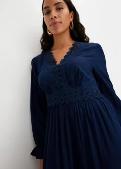 Maxikleid aus reiner Viskose