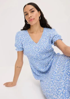 Maxikleid aus reiner Viskose