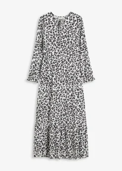 Maxikleid aus reiner Viskose