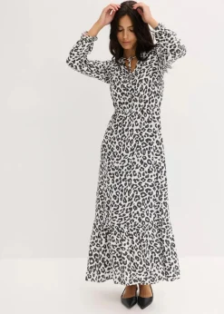 Maxikleid aus reiner Viskose