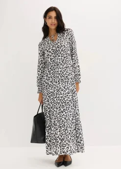 Maxikleid aus reiner Viskose