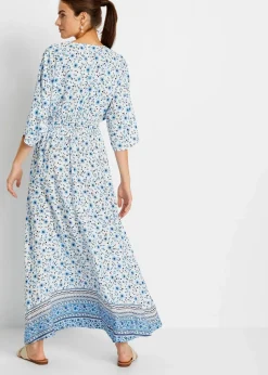 Maxikleid aus reiner Viskose