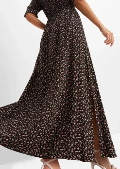 Maxikleid aus reiner Viskose