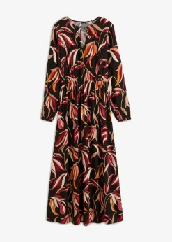 Maxikleid aus reiner Viskose