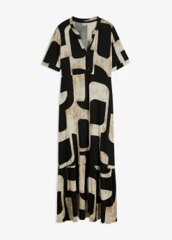 Maxikleid aus softem Viskose-Mix